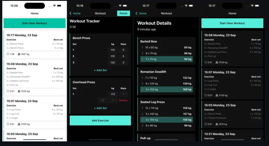 a screenshot of coretrack